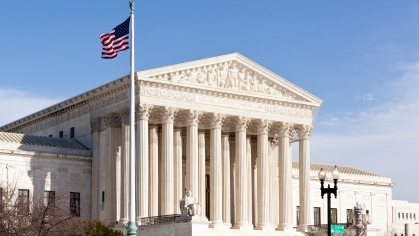 A photo of the US Supreme Court