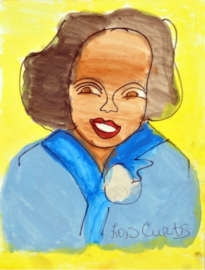 Untitled (Gold Girl) by Lois Curtis