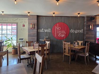 Interior view of No Limits Cafe