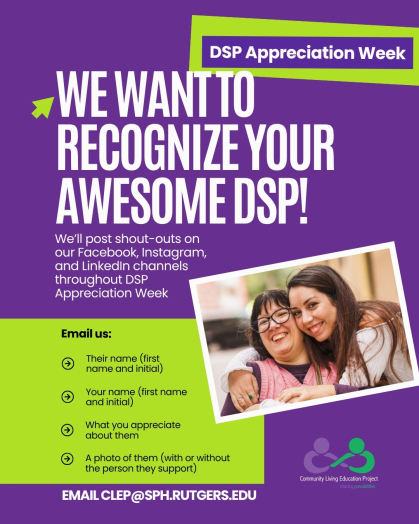 Flyer of DSP Appreciation Week